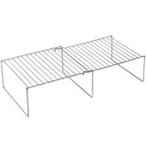 Prateleira Extensível Aramado Organizador De Armário Cromado